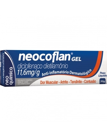 NEOCOFLAN GEL 11,6MG/G (CX 1BG C/30G)