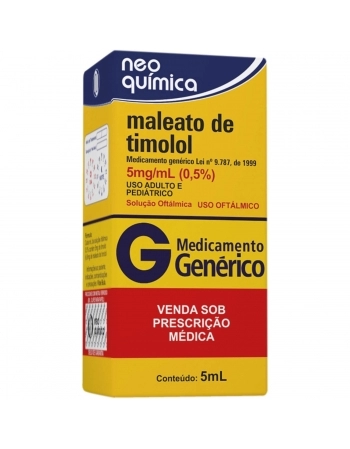 MALEATO DE TIMOLOL 5MG/ML SOL OFT NEO GE