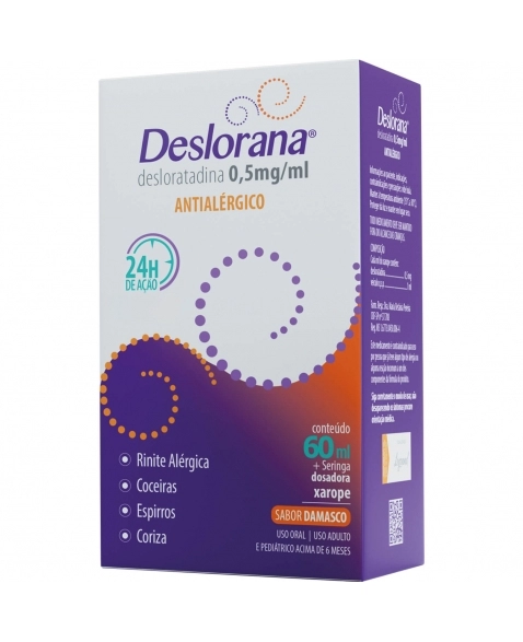 DESLORANA 0,5MG/ML XPE 60 ML - L