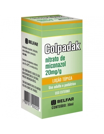 COLPADAK LOCAO 20MG/ML FR C/30ML