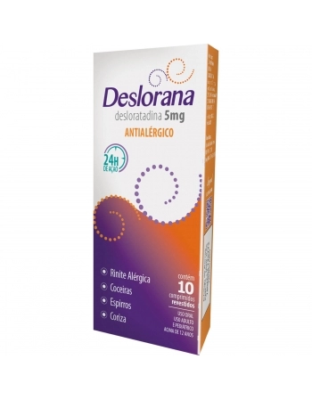 DESLORANA 5MG C/10 COMP REV - L