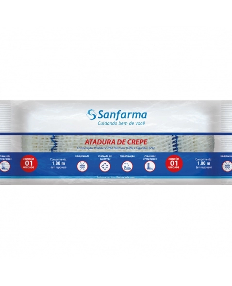 ATADURA DE CREPE LARG.15CM X 1.8M