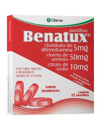 BENATUX FRAMBOESA C/12 PASTILHA