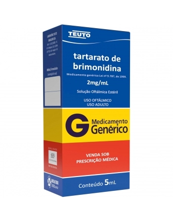 TARTARATO DE BROMONIDINA 2MG 5ML