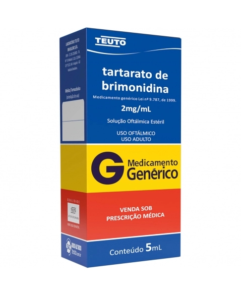 TARTARATO DE BROMONIDINA 2MG 5ML