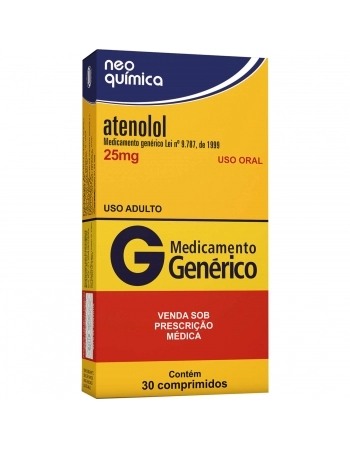 ATENOLOL 25MG C 30