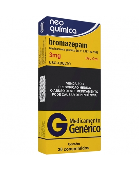 BROMAZEPAM 3MG C30 (C)