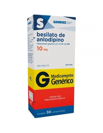 BESILATO DE ANLODIPINO 10MG C30