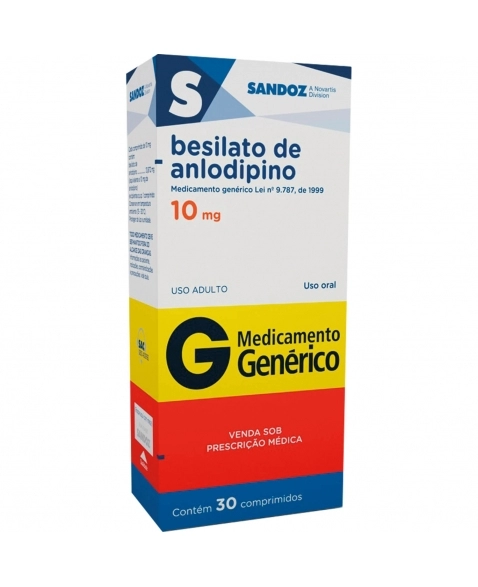 BESILATO DE ANLODIPINO 10MG C30