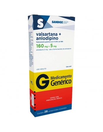 VALSARTANA+ANLODIPINO 160+5MG C28