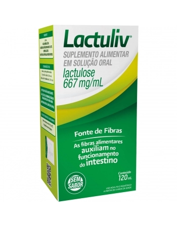 LACTULIV 667MG/ML SEM SABOR 120ML