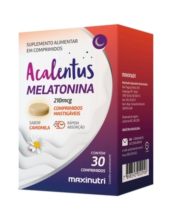 MELATONINA + CAMOMILA C30