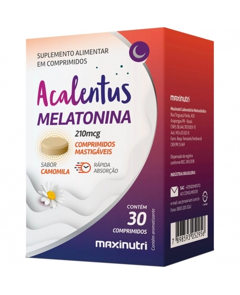 MELATONINA + CAMOMILA C30