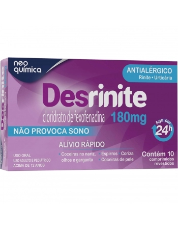 DESRINITE 180MG C10