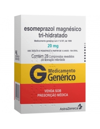 ESOMEPRAZOL MAGNESIO TRI-HIDRATADO 20MG C28