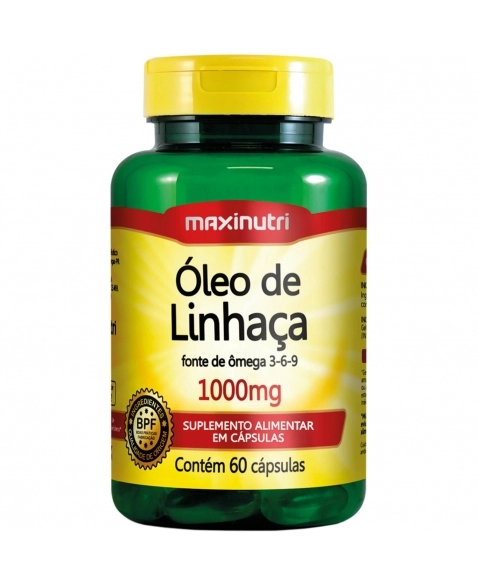 OLEO DE LINHACA 1000MG - 60 CAPS