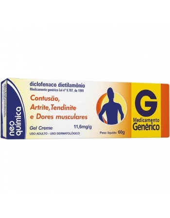 DICLOF.DIETILAMO. GEL 11,6MG/G (60G) NEO