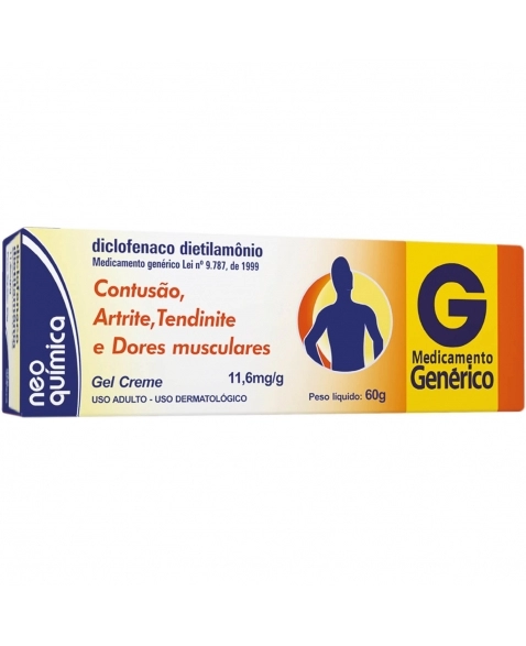 DICLOF.DIETILAMO. GEL 11,6MG/G (60G) NEO