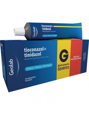 TIOCONAZOL+TINIDAZOL CREME VAG C/7 APLIC