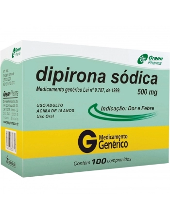 DIPIRONA 500MG 10X10 / C100 COMP