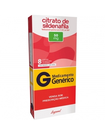 CITRATO DE SILDENAFILA 50MG C/8CP