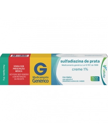 SULFADIAZINA DE PRATA CR 10MG C/50GRS 1%