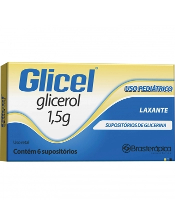 GLICEL PEDIATRICO 1,5 G (SUPOSIT.) C/06