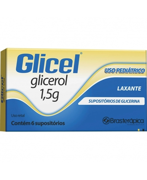 GLICEL PEDIATRICO 1,5 G (SUPOSIT.) C/06