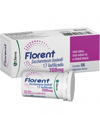 FLORENT 200MG C/6 CAPS GEL