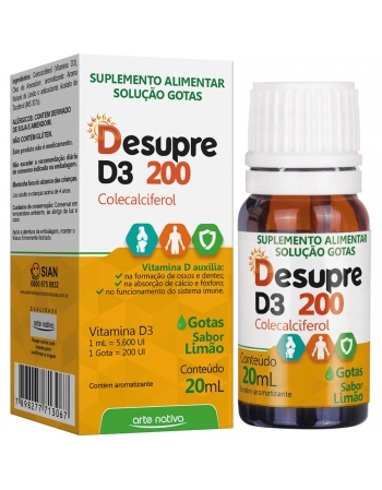 DESUPRE VITAMINA D GOTAS LIMAO C/20 ML