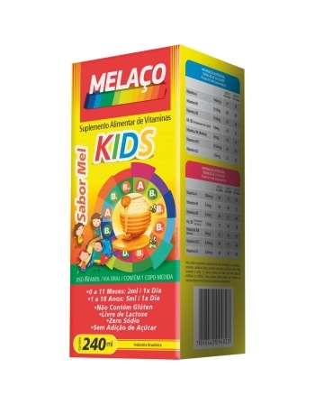 MELACO KIDS SABOR MEL 240ML