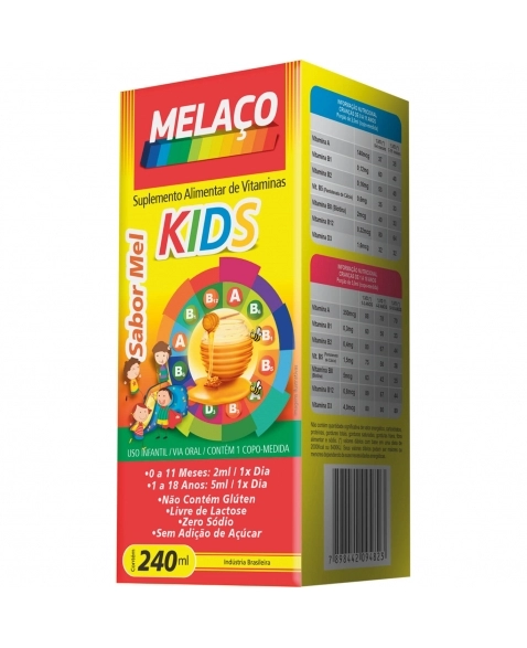 MELACO KIDS SABOR MEL 240ML