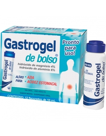 GASTROGEL 10ML C/ 12 FLACONETES