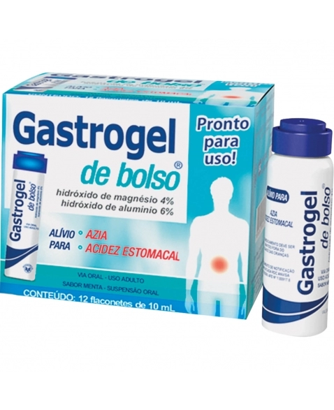 GASTROGEL 10ML C/ 12 FLACONETES