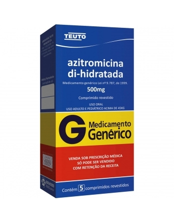 AZITROMICINA 500MG C/05 CPR