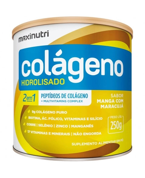 COLAGENO HIDR. 2/1 250G MANGA E MARACUJA