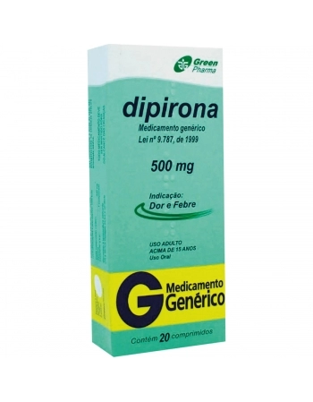 DIPIRONA 500MG C/20 COMP