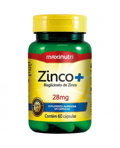 ZINCO 28MG 400% IDR C/ 60 CAPS