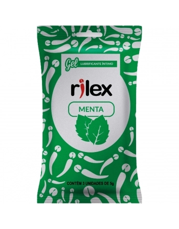 GEL LUBRIFICANTE RILEX MENTA C/3 UNID