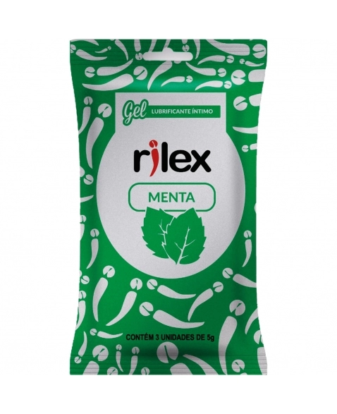 GEL LUBRIFICANTE RILEX MENTA C/3 UNID