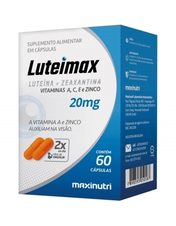 LUTEIMAX (LUTEINA+ZEAXANTINA 20MG 60CAPS