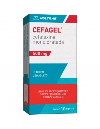 CEFAGEL 500MG C/10 CPS