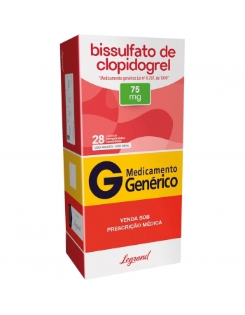 BISSULFATO CLOPIDOGREL75MG 4BL X 7 CP