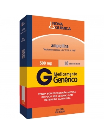 AMPICILINA 500MG C/10 CPS GEN