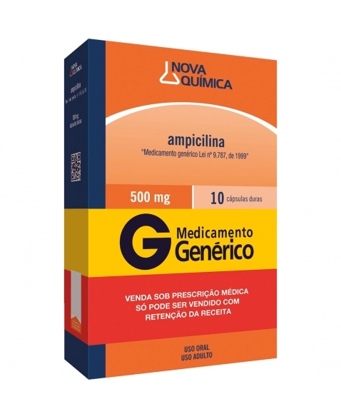 AMPICILINA 500MG C/10 CPS GEN