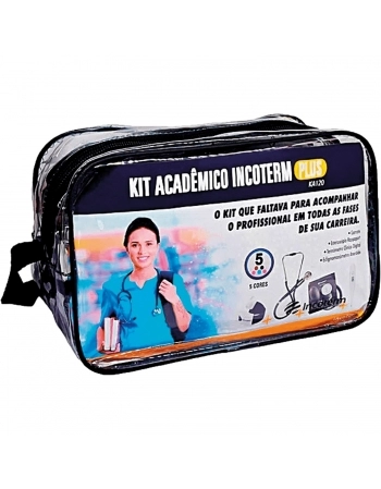 KIT ACADEMICO INCOTERM PLUS KA120 PRETO